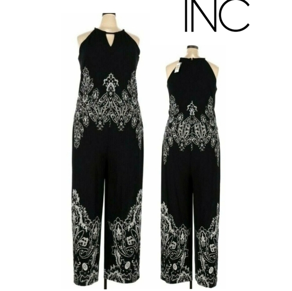 INC International Concepts Pants - INC International Concepts Keyhole Halter Jumpsuit